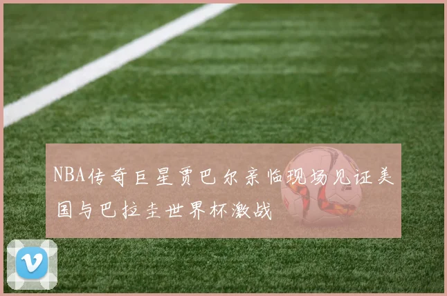 NBA传奇巨星贾巴尔亲临现场见证美国与巴拉圭世界杯激战